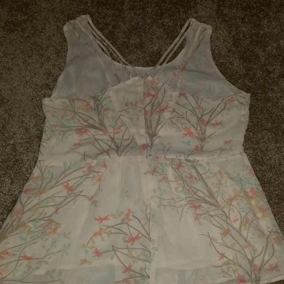 NWOT Forever 21/Love 21 Flowy Babydoll Top Sz. L - Picture 5 of 9